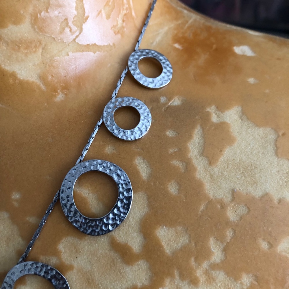 Amrita Singh silvertone necklace - Picture 2 of 5